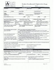 Student Enrollment & Registration Form - Atlanta Public Schools