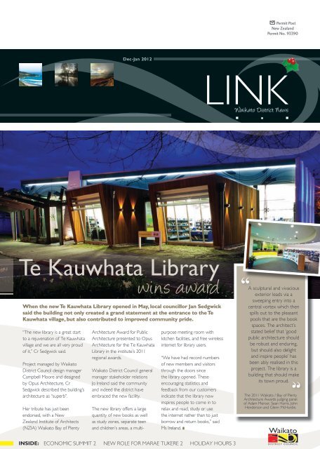 Te Kauwhata Library - Waikato District Council