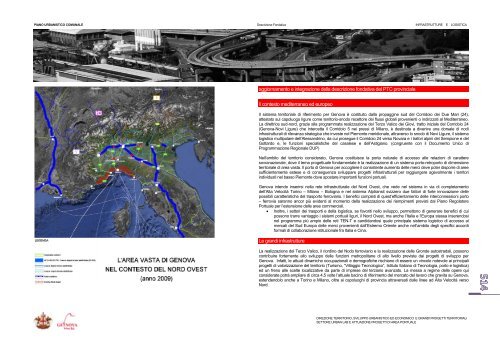 Infrastrutture e logistica - Puc - Comune di Genova