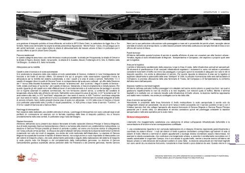 Infrastrutture e logistica - Puc - Comune di Genova