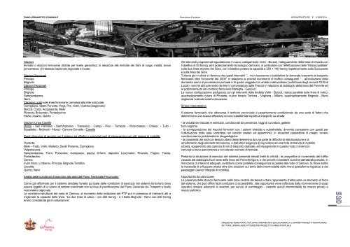 Infrastrutture e logistica - Puc - Comune di Genova
