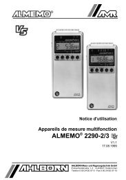 Appareils de mesure multifonction ALMEMOÃ‚Â® 2290-2/3 - Wimesure