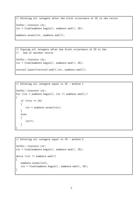 ACM Programming Competition Worksheet 4 Arrays, Vectors and ...