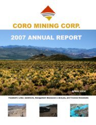 View PDF - CORO Mining Corp.