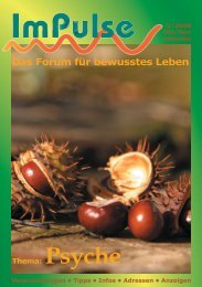 Das Forum für bewusstes Leben - Impulse-Verlag