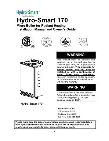 T-K3 Instantaneous Water Heater - Hydro-smart.com