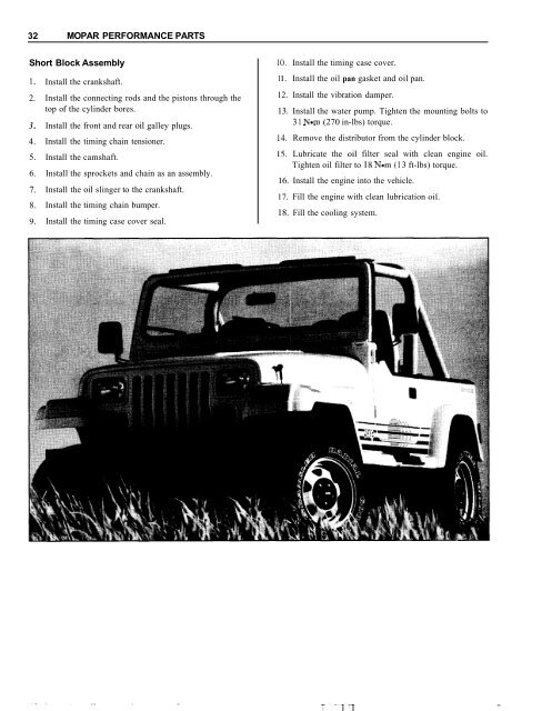 Jeep Engines - Oljeep