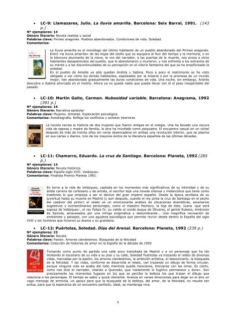 catÃ¡logo descriptivo lotes club lectura - Bibliotecas PÃºblicas