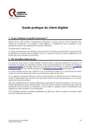 guide pratique du client Ã©ligible commission de ... - Vie publique