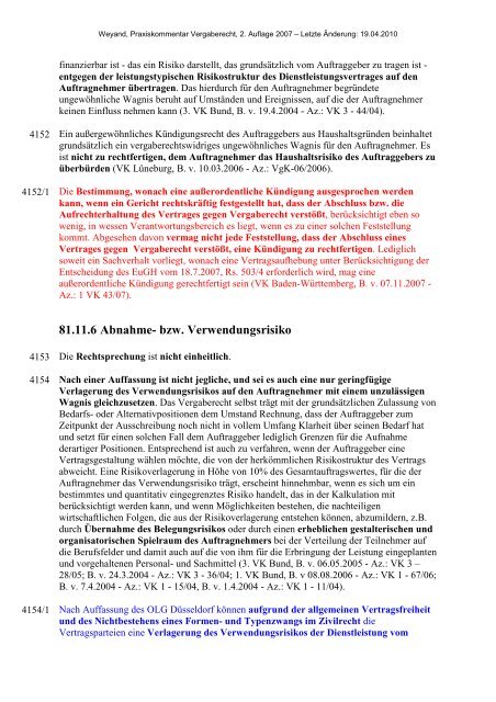 81. § 9 VOB/A - Beschreibung der Leistung - Oeffentliche Auftraege