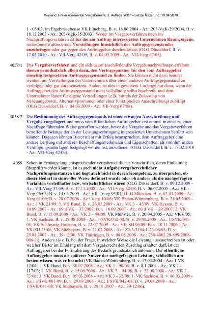 81. § 9 VOB/A - Beschreibung der Leistung - Oeffentliche Auftraege