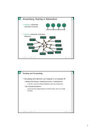 Anwendung: Routing in Netzwerken