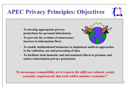 An Overview of the Principles Established by the APEC Privacy ...