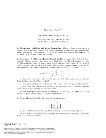 Problem Set 5 [PDF]