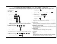 quick reference guide for pro max remote control - Rain Master ...