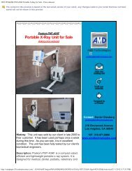 2005 POSKOM PXP-40HF Portable X-Ray for Sale - Price reduced.