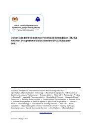 Daftar Standard Kemahiran Pekerjaan Kebangsaan (SKPK ...