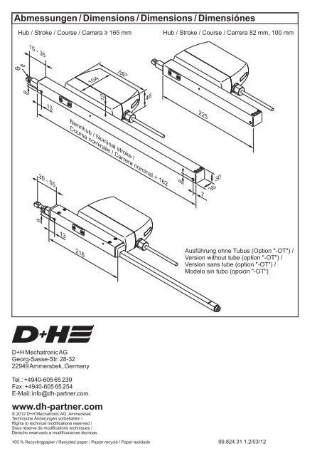 ZA 35/85/105/155-BSY+(-HS) - D+H Mechatronic