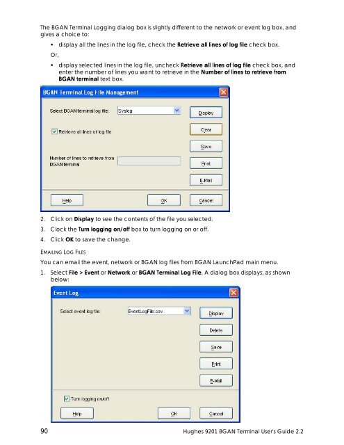 Hughes 9201 BGAN Terminal User's Guide 2.2 - GMPCS Personal ...