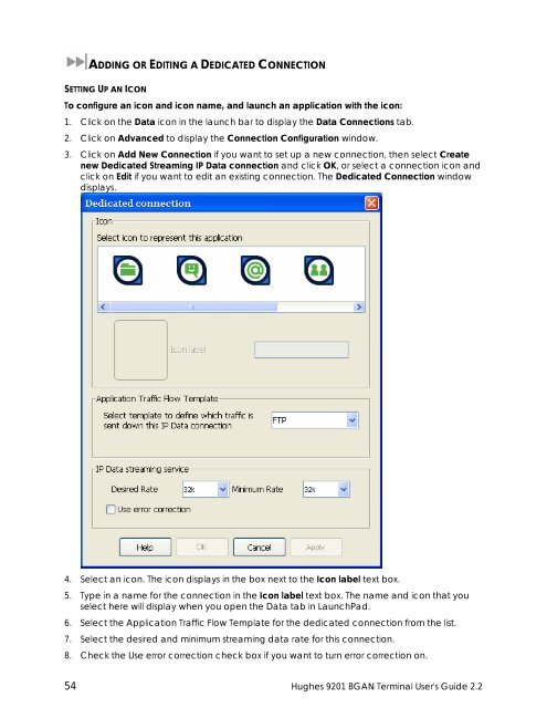 Hughes 9201 BGAN Terminal User's Guide 2.2 - GMPCS Personal ...