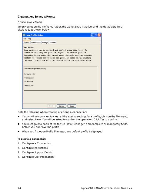 Hughes 9201 BGAN Terminal User's Guide 2.2 - GMPCS Personal ...
