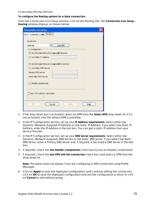 Hughes 9201 BGAN Terminal User's Guide 2.2 - GMPCS Personal ...