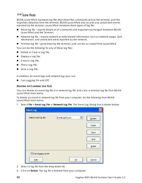 Hughes 9201 BGAN Terminal User's Guide 2.2 - GMPCS Personal ...