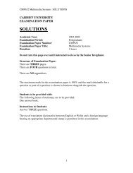 Exam Solutions 2004 - Cardiff University