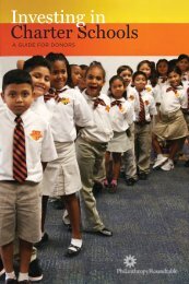Investing in Charter Schools: A Guide for Donors - Public Impact