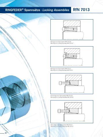 RINGFEDER® Spannsätze · Locking Assemblies RfN 7013