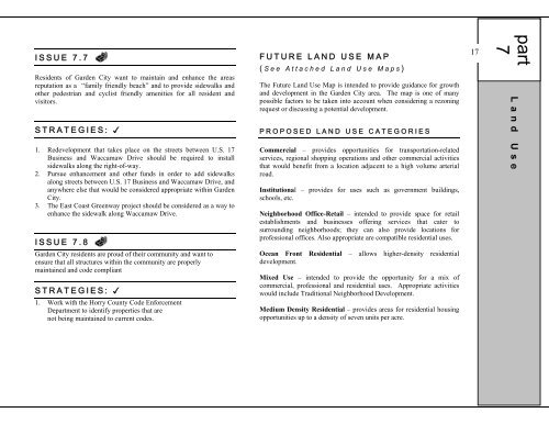 PDF Garden City Area Plan - Horry County Government
