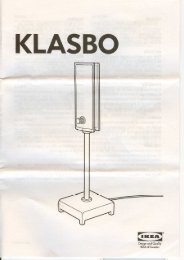 Ikea LumiÃ¨re KLASBO