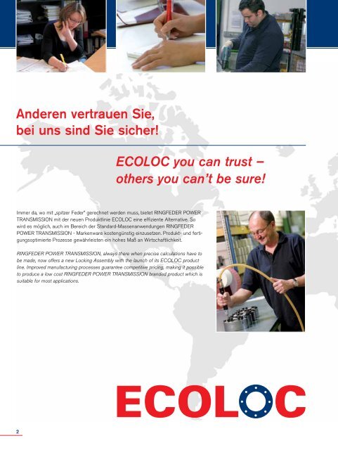 ECOLOC you can trust - Ringfeder