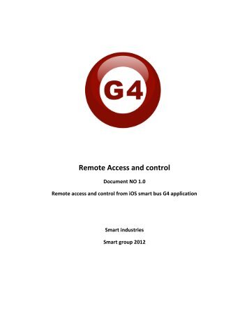 Remote Access and control - Smart-Bus Home Automation