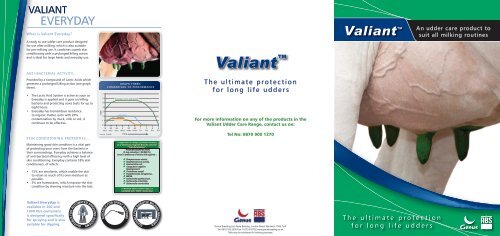 to take a look at our Valiant Product Range Leaflet - Genus UK website
