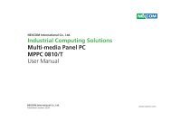 Industrial Computing Solutions Multi-media Panel PC ... - Nexcom