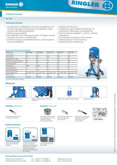 RI 321 - Bernhard Ringler Apparatebau GmbH