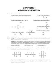 CHAPTER 24 ORGANIC CHEMISTRY