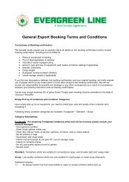 Booking Terms and Conditions - ShipmentLink Shipping & Transport