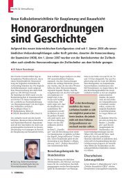 Honorarordnungen sind Geschichte - Dipl. Ing. Hubert Kempf