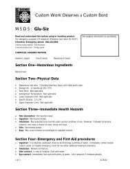 Glue Size MSDS - Veneer Systems, Inc.