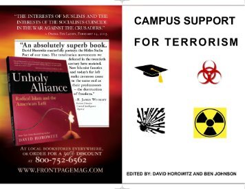 Campus Support for Terrorism (pamphlet) - Discover the Networks