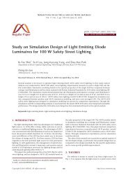 Study on Simulation Design of Light Emitting Diode Luminaires for ...