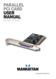 PARALLEL PCI CARD USER MANUAL - PCDeacitec