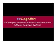 European Network for the Advancement of Artificial ... - David Vernon