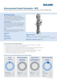 EPD SJT Process Pump - Sulzer