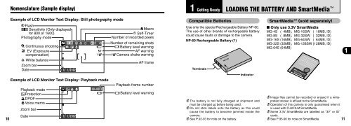 FinePix F401 Owner's Manual - Fujifilm Canada