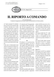 IL RIPORTO A COMANDO - Giornaledellacinofilia.it