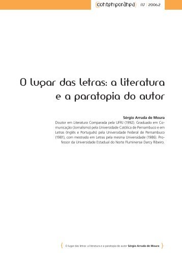 SÃ©rgio Arruda de Moura - ContemporÃ¢nea