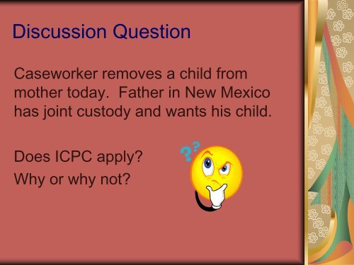 The ICPC tutorial - A Family For Every Child